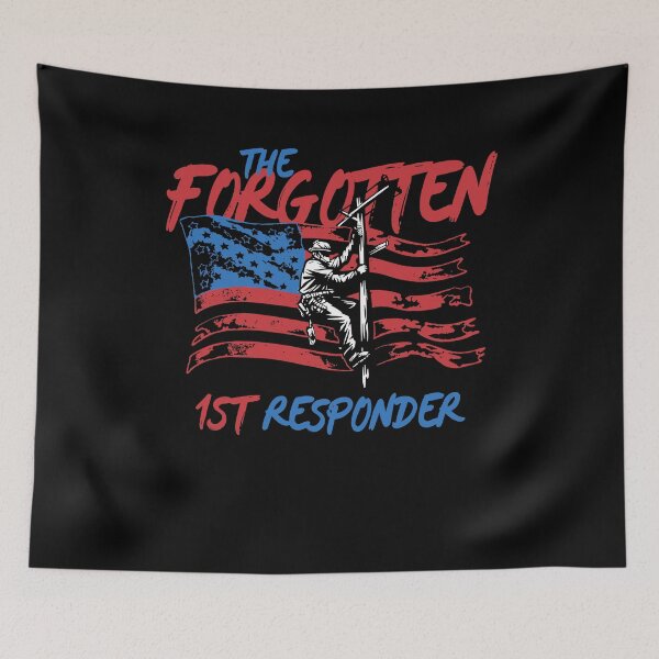 Item preview, Forgotten First Responder Electrical Lineman Appreciation designed and sold by Dressed For  Duty.