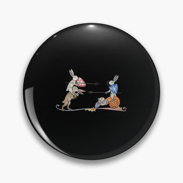 Item preview, Medieval Marginalia Jousting Rabbits Art designed and sold by wswrnyhj65.