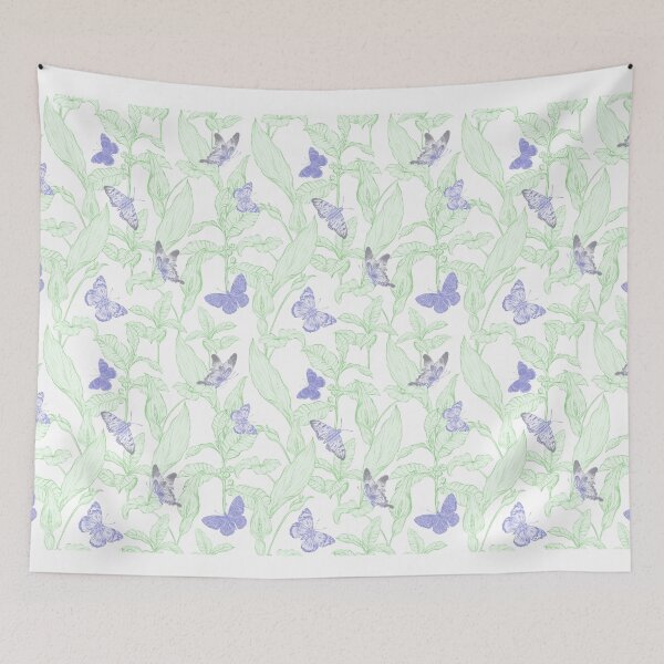 Item preview, Butterfly  botanical woodland animals forest  designed and sold by letsgow8th.