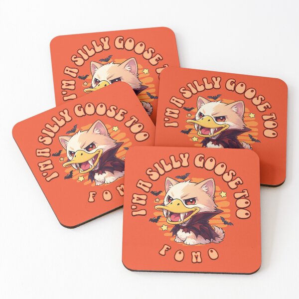 Item preview, Silly Goose Vampire Cat FOMO designed and sold by Shy Fractal Designs.
