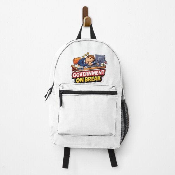 Item preview, Government On Break – Funny Political Meme Sticker designed and sold by waghrahul9975.