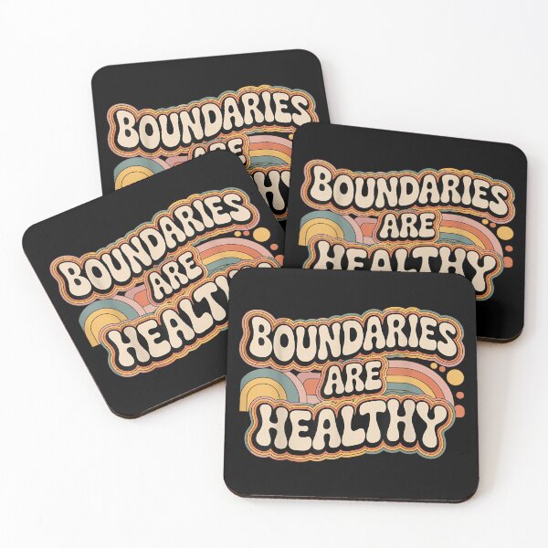 Item preview, Boundaries are Healthy Emotional Respect Quotes designed and sold by PatriciaIHensle.