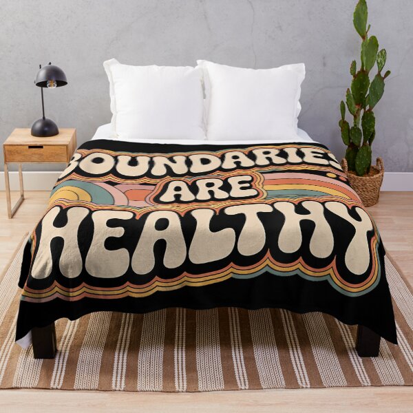 Item preview, Boundaries are Healthy Emotional Respect Quotes designed and sold by PatriciaIHensle.