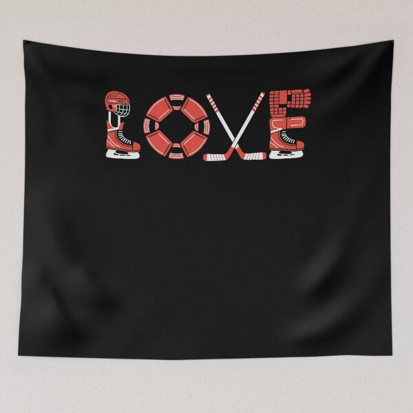 Item preview, Valentines Day Love Ice Hockey Items Men Boys Kids Teens designed and sold by Dressed For  Duty.