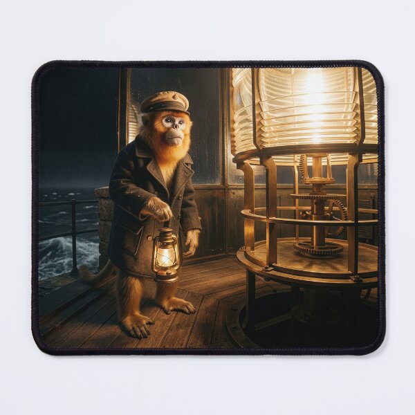 Item preview, Golden Snub-Nosed Monkey Keeps the Light On designed and sold by Tridentulus.