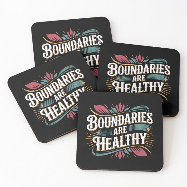 Item preview, Boundaries are Healthy Emotional Respect Quotes designed and sold by PatriciaIHensle.