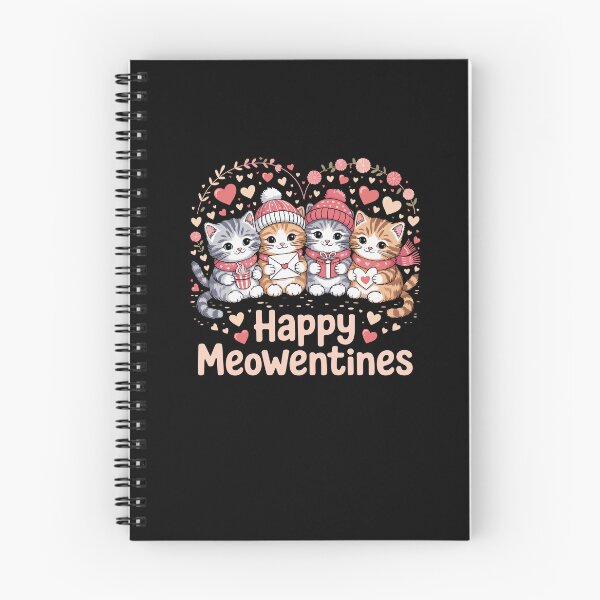 Item preview, Happy Meowentines Cute Valentine Cat Lovers Girls designed and sold by Dressed For  Duty.