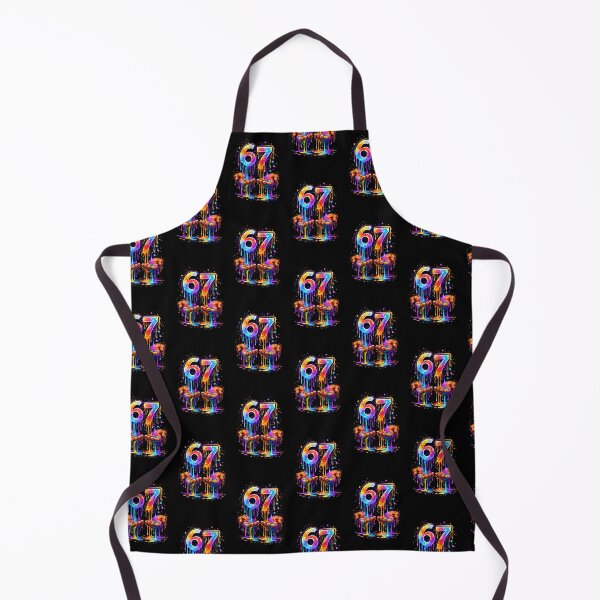 Item preview, 67 Drip Art Colorful Melting Numbers Street Art Aesthetic designed and sold by GraffKingz.