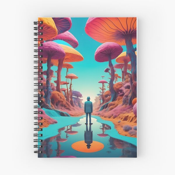 Item preview, Psyhodelic Mushrooms - print designed and sold by shlepyart.
