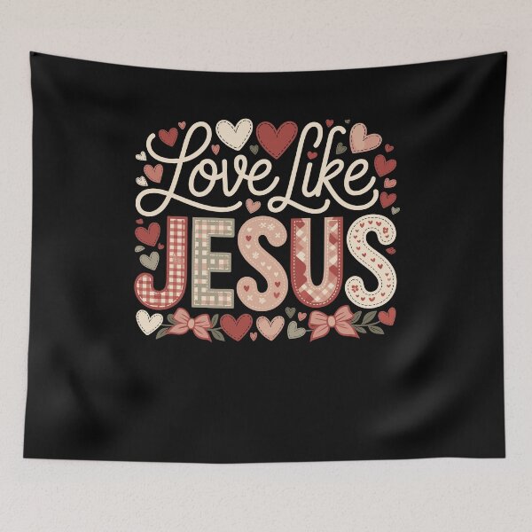 Item preview, Christian Love Like Jesus Preppy Valentines Day designed and sold by Dressed For  Duty.