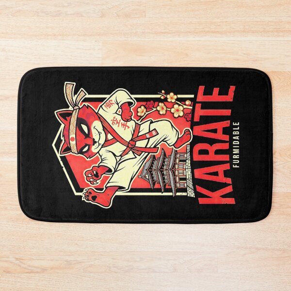 Item preview, Karate Cat Furmidable Funny Feline Karateka Martial Arts designed and sold by GrandeDuc.