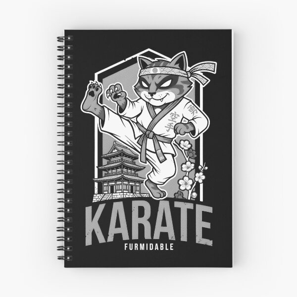 Item preview, Karate Cat Furmidable Funny Feline Karateka Martial Arts designed and sold by GrandeDuc.