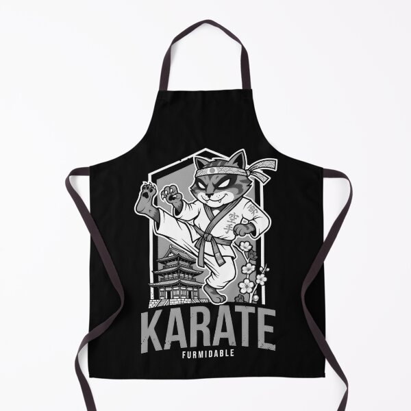 Item preview, Karate Cat Furmidable Funny Feline Karateka Martial Arts designed and sold by GrandeDuc.