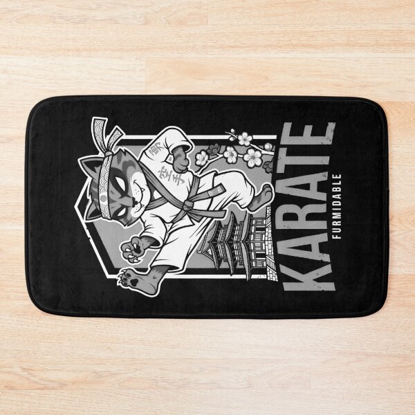 Item preview, Karate Cat Furmidable Funny Feline Karateka Martial Arts designed and sold by GrandeDuc.
