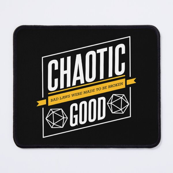 Item preview, Chaotic Good Alignment Quote Typography designed and sold by pkaqgiho65.