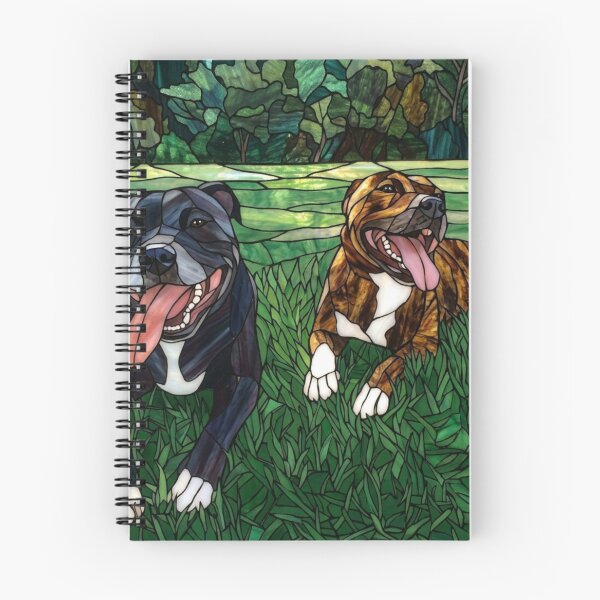 Item preview, Stained Glass Staffies designed and sold by RalphandRamboCo.