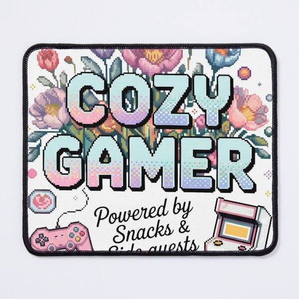 Item preview, Cozy Gamer Kawaii Gamer Apparel Accessories for Gamer Girls Gifts for Video Gamers Cozy Gaming designed and sold by Dmo3HarkoArt.
