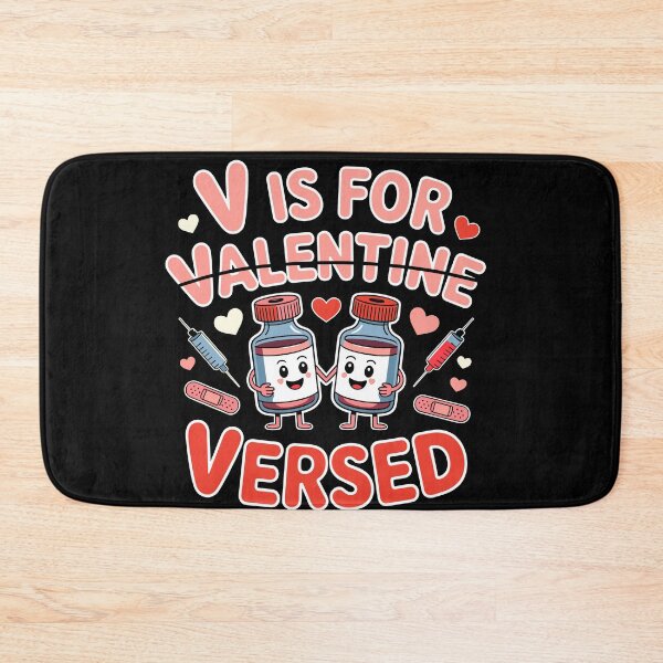 Item preview, V is for Versed Valentine Nurse Pacu CRNA ICU ER Nurse designed and sold by Dressed For  Duty.