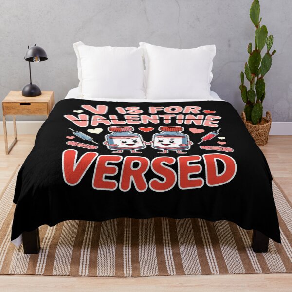 Item preview, V is for Versed Valentine Nurse Pacu CRNA ICU ER Nurse designed and sold by Dressed For  Duty.