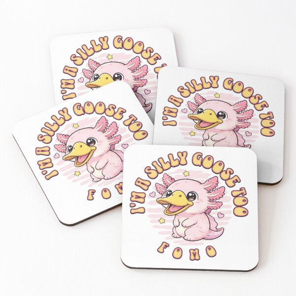 Item preview, Silly Goose Axolotl FOMO designed and sold by Shy Fractal Designs.