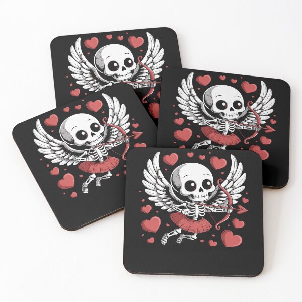 Item preview, Gothic Anime Skeleton Cupid Valentine Kawaii designed and sold by Dressed For  Duty.