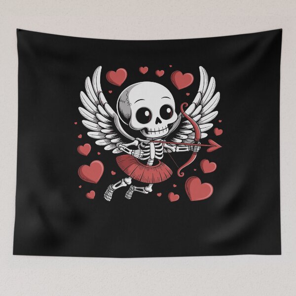 Item preview, Gothic Anime Skeleton Cupid Valentine Kawaii designed and sold by Dressed For  Duty.