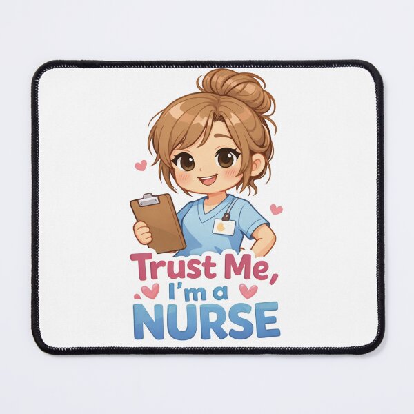 Item preview, Trust Me I'm a Nurse Cute Chibi Nurse Sticker designed and sold by Styliogellery.