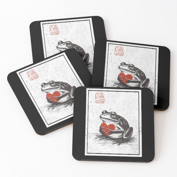 Item preview, Grumpy Frog Japanese Men Women Kids Valentine's Day designed and sold by Dressed For  Duty.