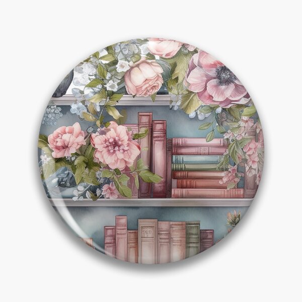Item preview, "Fairytale Book Shelf | Fairytale Books Sticker | Magical Book Aesthetic Art" designed and sold by Mandayartstudio.