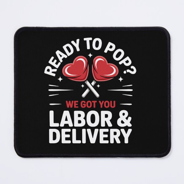 Item preview, Valentine's Day Labor Delivery Nurse Scrub designed and sold by Dressed For Duty.