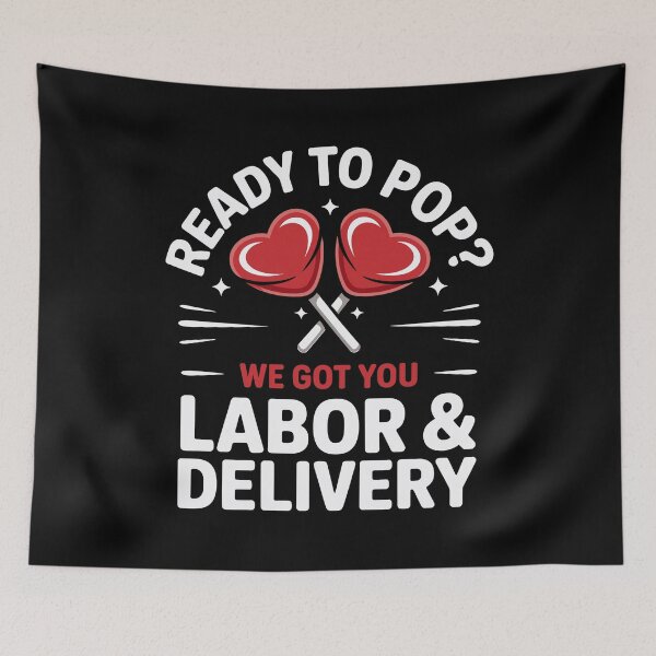 Item preview, Valentine's Day Labor Delivery Nurse Scrub designed and sold by Dressed For  Duty.