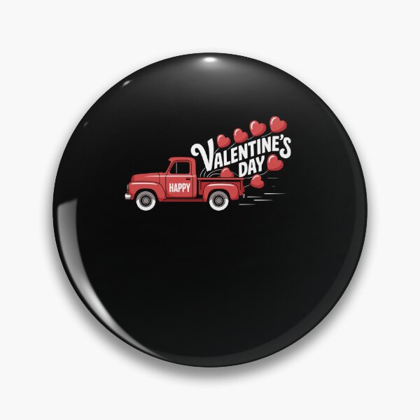 Item preview, Classic Truck Happy Valentine's Day Farmhouse Hearts designed and sold by Dressed For  Duty.