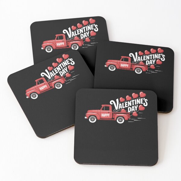 Item preview, Classic Truck Happy Valentine's Day Farmhouse Hearts designed and sold by Dressed For  Duty.