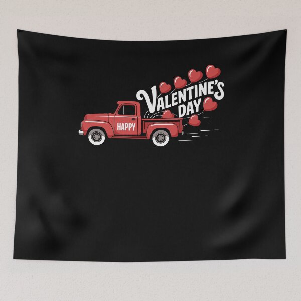 Item preview, Classic Truck Happy Valentine's Day Farmhouse Hearts designed and sold by Dressed For  Duty.