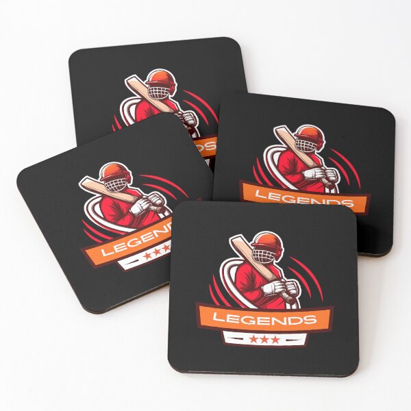 Item preview, Cricket Legends – Batter Graphic with Vintage Badge Style designed and sold by LoudVictory.
