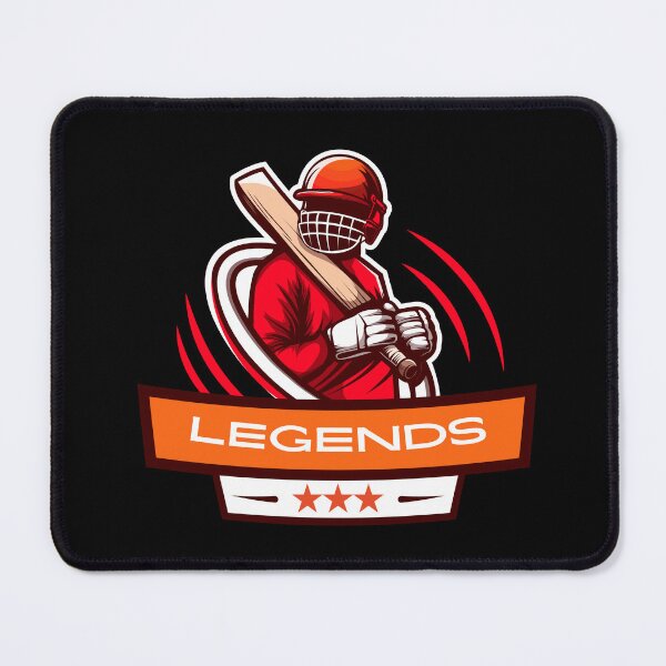 Item preview, Cricket Legends – Batter Graphic with Vintage Badge Style designed and sold by LoudVictory.