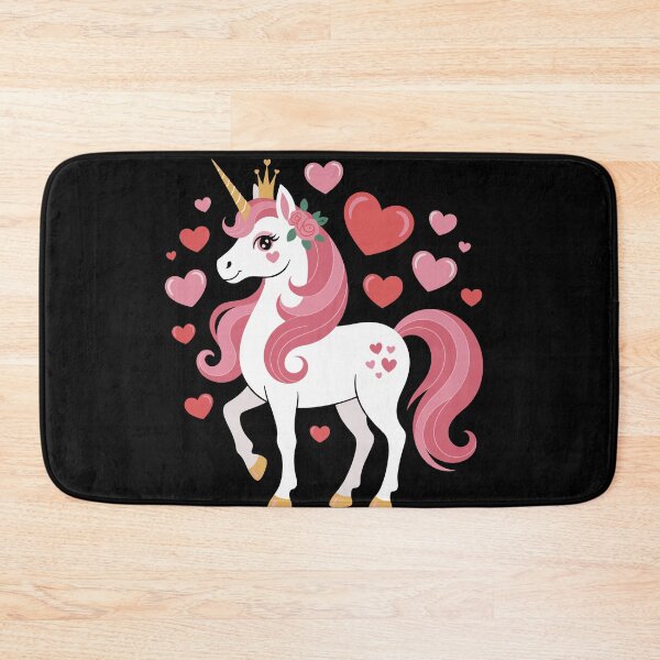 Item preview, Cute Unicorn Heart Valentines Day Girls Kids Women Valentine designed and sold by Dressed For  Duty.