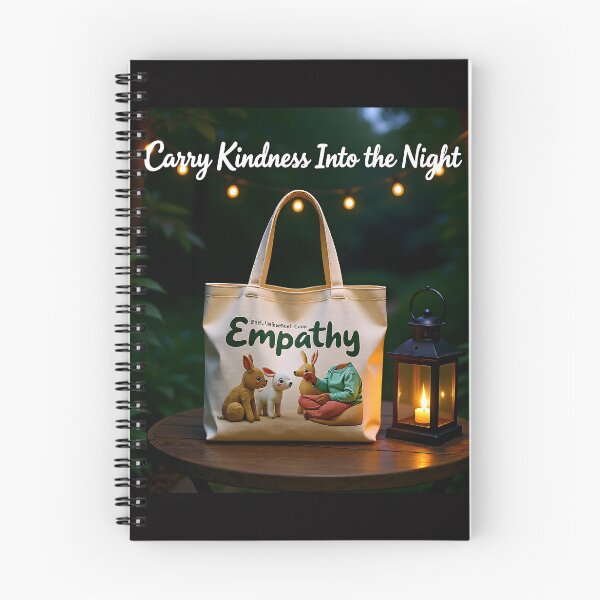 Item preview, Carry Kindness Into the Night — “Empathy” Tote by Candlelight | Evening Compassion Visual designed and sold by Creative-RE.