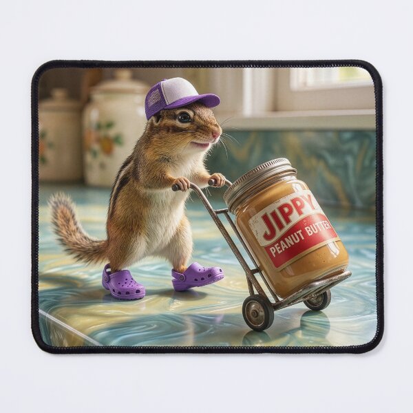 Item preview, Chipmunk Makes Off With the Peanut Butter designed and sold by Tridentulus.
