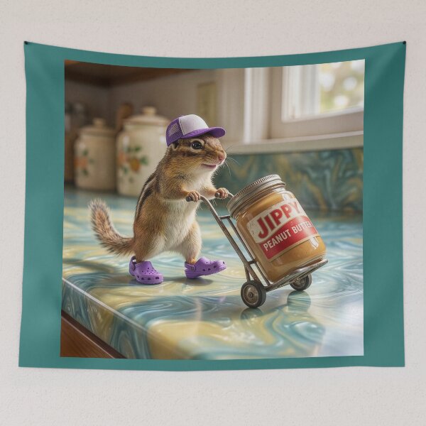 Item preview, Chipmunk Makes Off With the Peanut Butter designed and sold by Tridentulus.