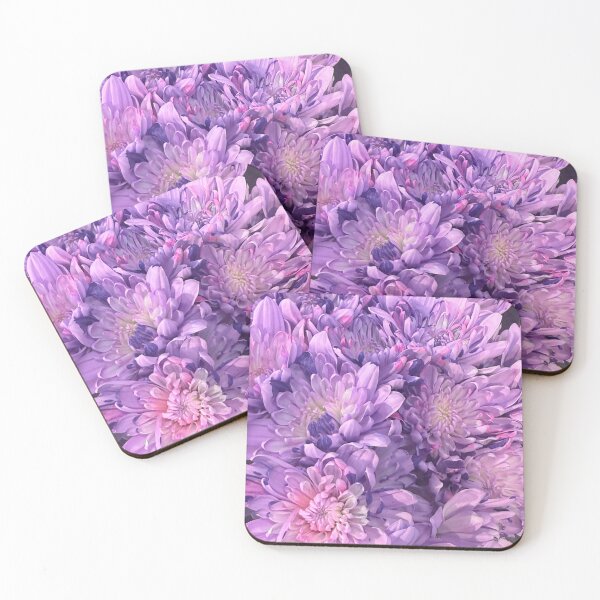 Item preview, Lavender Chrysanthemums – Soft Pastel Floral Texture designed and sold by aadventures.