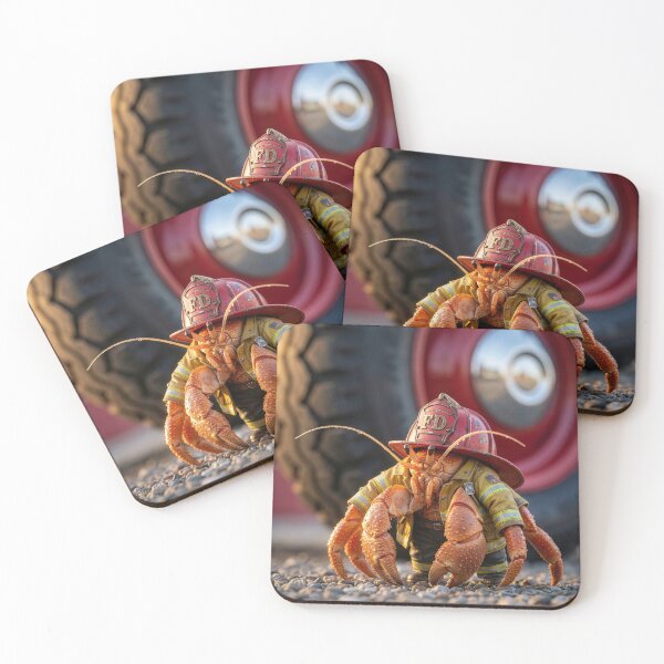 Item preview, Incognito Hermit Crab Fights Fires and Saves Lives designed and sold by Tridentulus.