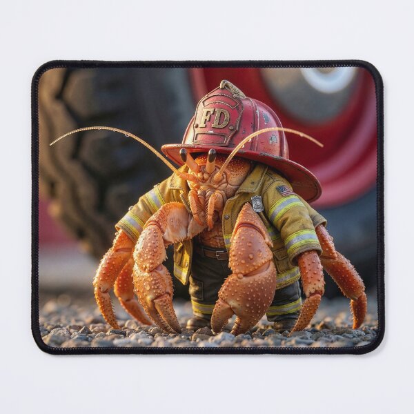 Item preview, Incognito Hermit Crab Fights Fires and Saves Lives designed and sold by Tridentulus.