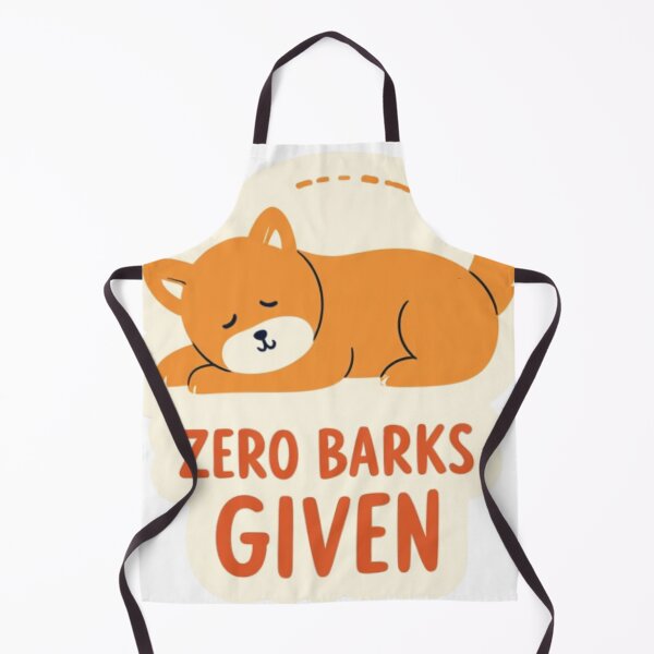 Item preview, Zero Barks Given Sleeping Shiba Inu Funny Sticker designed and sold by Ink&Cotton69.