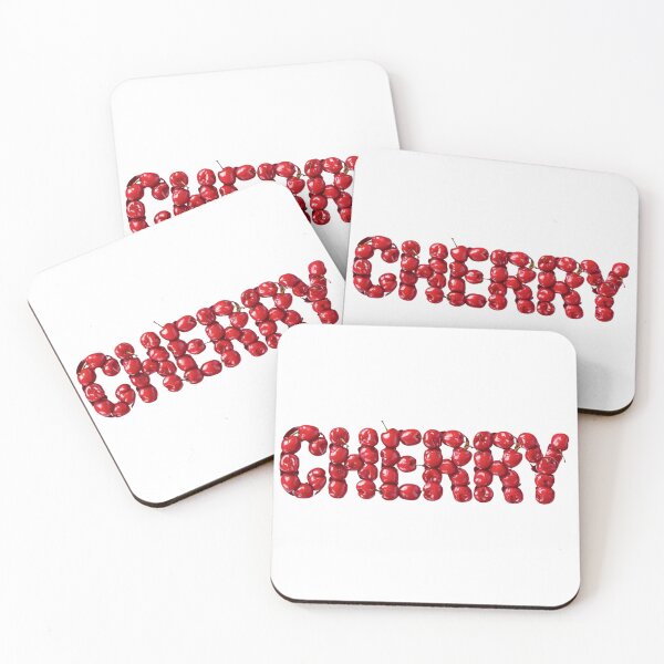 Item preview, Cherry Typography – Juicy Fruit Word Art Design designed and sold by RDproject.