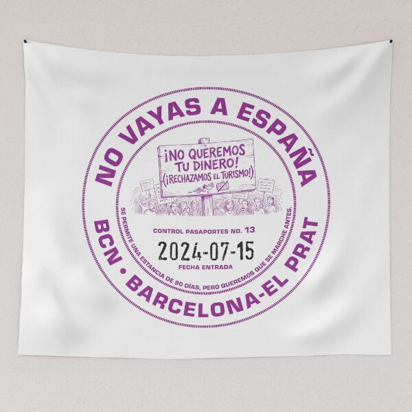 Item preview, Passport Stamp - Barcelona, Spain designed and sold by travelwitheric.