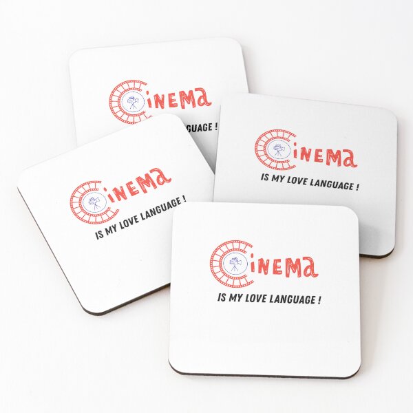 Item preview, Cinema Is My Love Language Sticker designed and sold by Panda-creates.