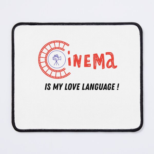 Item preview, Cinema Is My Love Language Sticker designed and sold by Panda-creates.