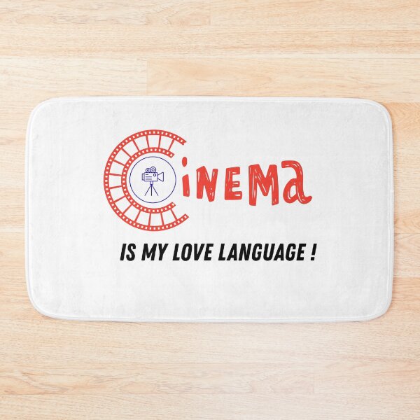 Item preview, Cinema Is My Love Language Sticker designed and sold by Panda-creates.