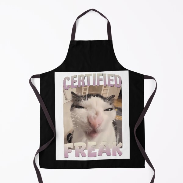 Item preview, Certified Freak Cat Meme  Hilarious Cat Expression Graphic  Pet Humor Cute Kitty Meme Design  designed and sold by Misterbeehive.